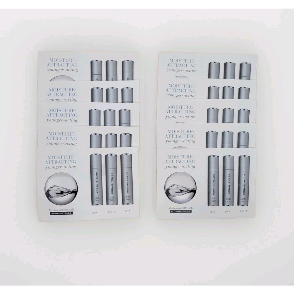 Pack of 10 Rodan+Fields Younger Active Hydration Serum Travel Sample